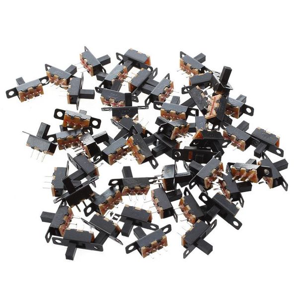 smart home control 50 pcs x dc 50v 0.5a 2 position 1p2t spdt panel pcb vertical slide switch 3 pin
smart home control 50 pcs x dc 50v 0.5a 2 position 1p2t spdt panel pcb vertical slide switch 3 pin
