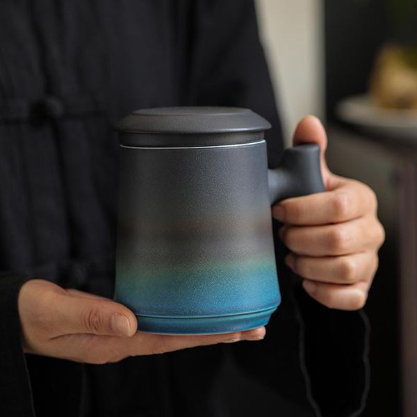 mugs luwu japanese ceramic tea cup with strainer vintage coffee mug 400ml 
mugs luwu japanese ceramic tea cup with strainer vintage coffee mug 400ml