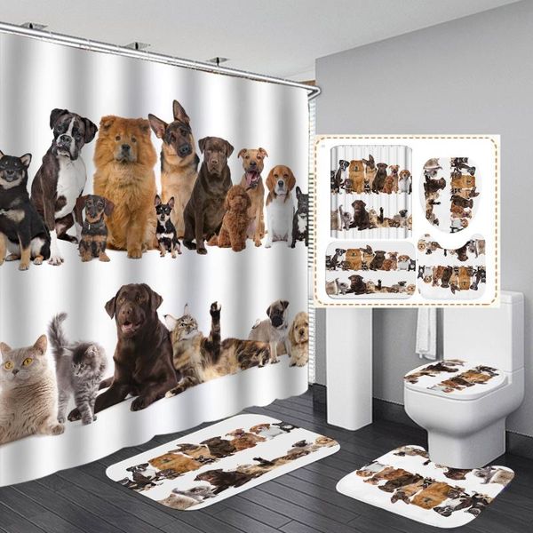 shower curtains cute cat dog 3d printed waterproof curtain cartoon animal polyester fabric bath for bathroom decoration
shower curtains cute cat dog 3d printed waterproof curtain cartoon animal polyester fabric bath for bathroom decoration