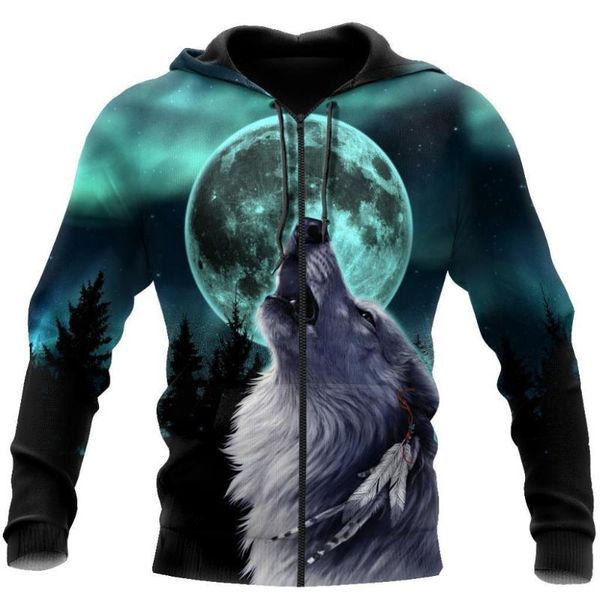 men's hoodies & sweatshirts wolf and moon 3d all over printed deluxe hoodie men sweatshirt streetwear zip pullover casual jacket trac, Black
men's hoodies & sweatshirts wolf and moon 3d all over printed deluxe hoodie men sweatshirt streetwear zip pullover casual jacket trac, Black