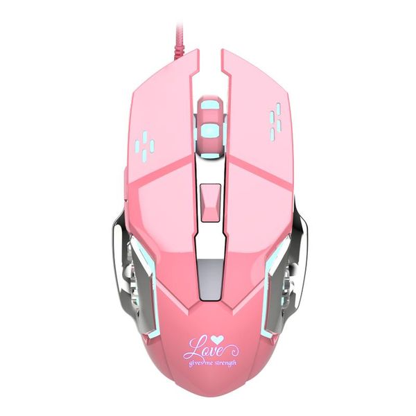 mice pink gaming mouse 3200dpi white light design is not glaring fashion beautiful and suitable for office
mice pink gaming mouse 3200dpi white light design is not glaring fashion beautiful and suitable for office