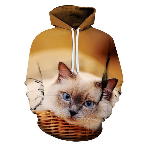 women's hoodies & sweatshirts women casual cute cat 3d print sweatshirt long sleeve hooded autumn female pullover loose jumper poleron, Black
women's hoodies & sweatshirts women casual cute cat 3d print sweatshirt long sleeve hooded autumn female pullover loose jumper poleron, Black
