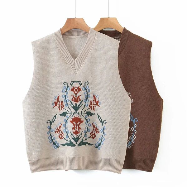 sweaters 2021 women knit sweater vest jacquard sleeveless casual retro vintage chic woman knitted sweaters pullovers, White;black
sweaters 2021 women knit sweater vest jacquard sleeveless casual retro vintage chic woman knitted sweaters pullovers, White;black