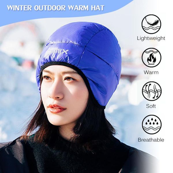 cycling caps & masks winter outdoor warm hat duck down filling windproof cap thermal ear protection for women men, Black
cycling caps & masks winter outdoor warm hat duck down filling windproof cap thermal ear protection for women men, Black