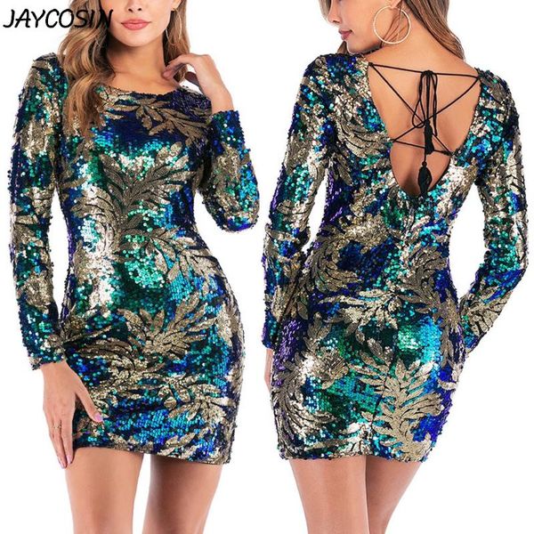 casual dresses jaycosin leaf sequins dress glitter sheath mini ladies long sleeves elegant club party formal bodycon vestidos, Black;gray
casual dresses jaycosin leaf sequins dress glitter sheath mini ladies long sleeves elegant club party formal bodycon vestidos, Black;gray