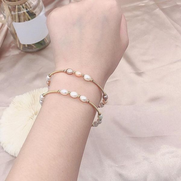 bangle women jewelry bracelets 2021 design spring summer style single natural freshwater pearls bracelet for girl gifts, Black
bangle women jewelry bracelets 2021 design spring summer style single natural freshwater pearls bracelet for girl gifts, Black