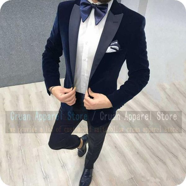 men's suits & blazers custom made navy blue velvet male suit set slim fit sets groom wedding dress tuxedo fashion business jacket pants, White;black
men's suits & blazers custom made navy blue velvet male suit set slim fit sets groom wedding dress tuxedo fashion business jacket pants, White;black