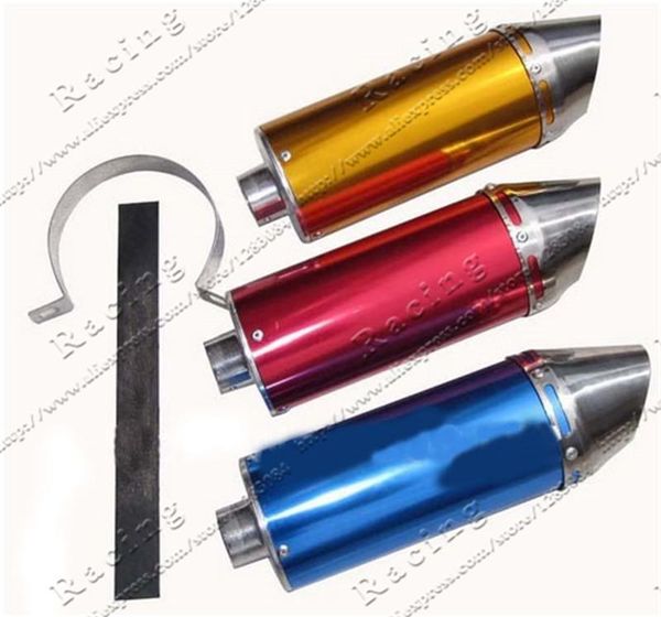 motorcycle exhaust system pit dirt bike 28mm grey aluminum muffler for chinese 50cc -125ccr klx crf moped scooter motocross
motorcycle exhaust system pit dirt bike 28mm grey aluminum muffler for chinese 50cc -125ccr klx crf moped scooter motocross