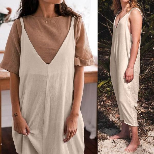 women's jumpsuits & rompers vintage overalls women long celmia sleeveless loose 2021 summer playsuit harem pant plus size female dungar, Black;white
women's jumpsuits & rompers vintage overalls women long celmia sleeveless loose 2021 summer playsuit harem pant plus size female dungar, Black;white