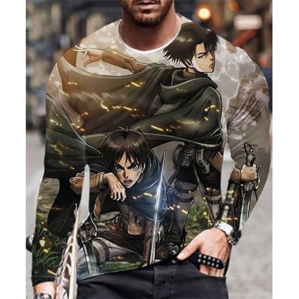 attack on titan men's 3d printed t-shirt visual impact party streetwear round neck long sleeve designer xl printed daily top, White;black
attack on titan men's 3d printed t-shirt visual impact party streetwear round neck long sleeve designer xl printed daily top, White;black