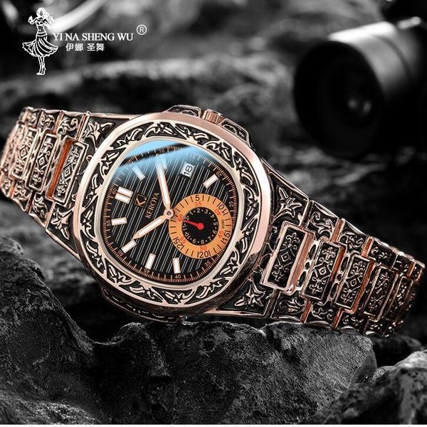 wristwatches men watches antique vintage steel watch waterproof gold quartz casual big dial relogio masculino, Slivery;brown
wristwatches men watches antique vintage steel watch waterproof gold quartz casual big dial relogio masculino, Slivery;brown