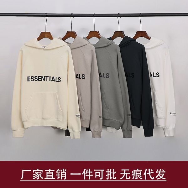 the correct version feel of god personalized fashion brand chest essentials letter fog plush hooded sweater winter, Black
the correct version feel of god personalized fashion brand chest essentials letter fog plush hooded sweater winter, Black