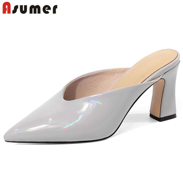 dress shoes asumer 2021 est mules women pumps pointed toe solid colors spring summer high heel ladies party wedding footwear, Black
dress shoes asumer 2021 est mules women pumps pointed toe solid colors spring summer high heel ladies party wedding footwear, Black