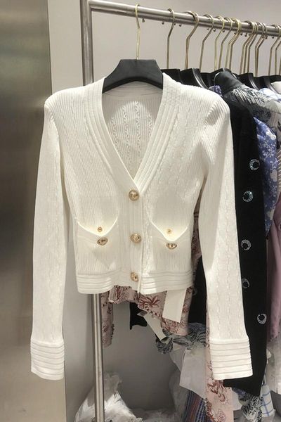 women's knits & tees wild autumn winter knit coat fashion sueters de mujer slim v neck white knitted sweater crop outwear black cardiga
women's knits & tees wild autumn winter knit coat fashion sueters de mujer slim v neck white knitted sweater crop outwear black cardiga