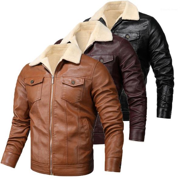 helisopus winter men jacket plus velvet pu leather coat thicken warm slim fleece military motorcycle retro size men's fur & faux, Black
helisopus winter men jacket plus velvet pu leather coat thicken warm slim fleece military motorcycle retro size men's fur & faux, Black