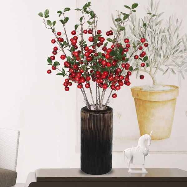 decorative flowers & wreaths simulation apple branch artificial red berry wedding party decoration arrangement shooting props home ornament
decorative flowers & wreaths simulation apple branch artificial red berry wedding party decoration arrangement shooting props home ornament