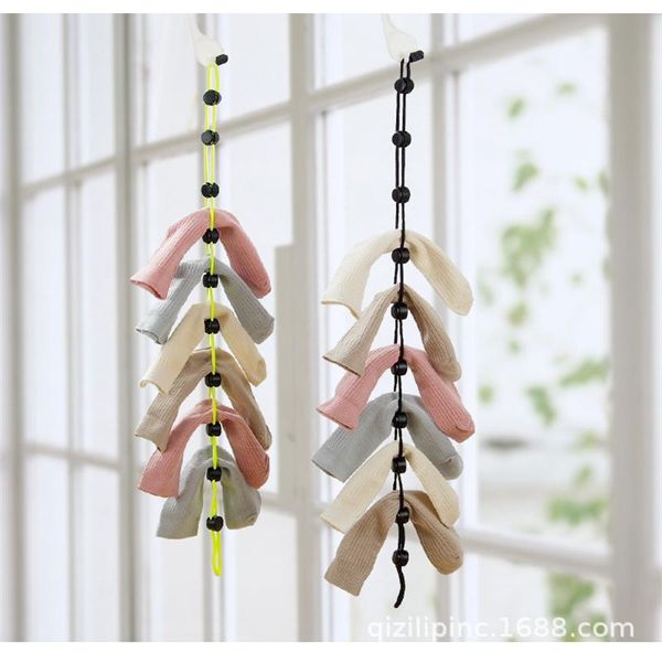 hooks & rails creative little feet home socks hanging rope multi-function net washing stocking drying sock rack adjustable dry tools
hooks & rails creative little feet home socks hanging rope multi-function net washing stocking drying sock rack adjustable dry tools
