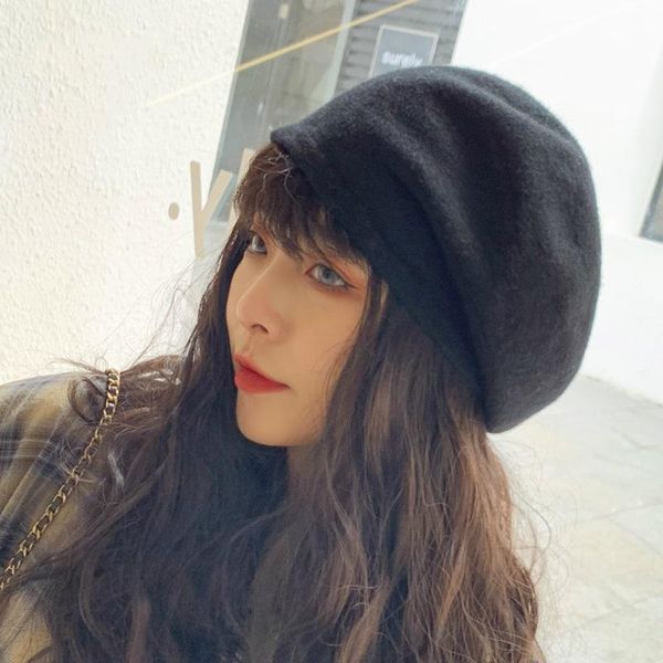 berets 2021 spring autumn solid color keep warm wool women hat all-match painter fashionable hedging cap pile of hats, Blue;gray
berets 2021 spring autumn solid color keep warm wool women hat all-match painter fashionable hedging cap pile of hats, Blue;gray