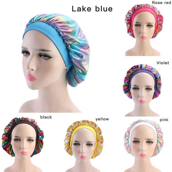 fashion sleep cap elasticity broadband night perm elastic bath shower headgear women caps
fashion sleep cap elasticity broadband night perm elastic bath shower headgear women caps