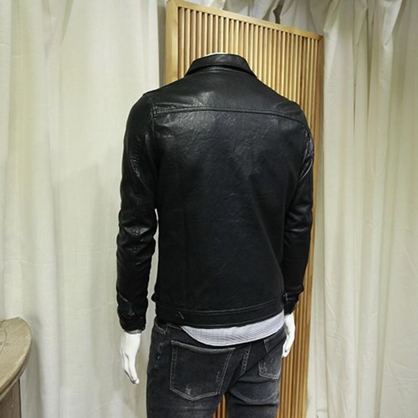men's fur & faux mens pu leather jacket spring autumn 2021 black slim biker fashion street style punk single breasted coat
men's fur & faux mens pu leather jacket spring autumn 2021 black slim biker fashion street style punk single breasted coat