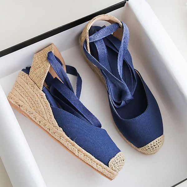 sandals wedges women 2021 platform shoes cover toe sandalias fisherman for muffin weave lace up canvas sandales, Black
sandals wedges women 2021 platform shoes cover toe sandalias fisherman for muffin weave lace up canvas sandales, Black