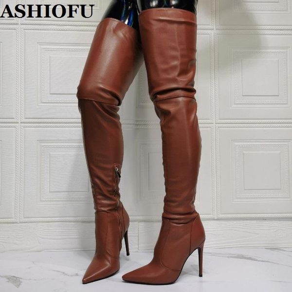 boots ashiofu handmade womens over knee elegant party prom high heels evening club fashion long winter boot shoes, Black
boots ashiofu handmade womens over knee elegant party prom high heels evening club fashion long winter boot shoes, Black