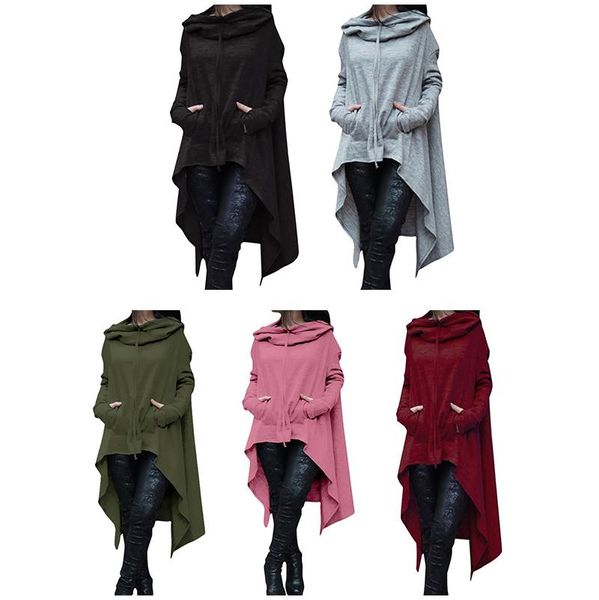 hoodies for women long irregular sweatshirts casual femmes solid color 2021 clothings street plue size s-5xl women's &, Black
hoodies for women long irregular sweatshirts casual femmes solid color 2021 clothings street plue size s-5xl women's &, Black