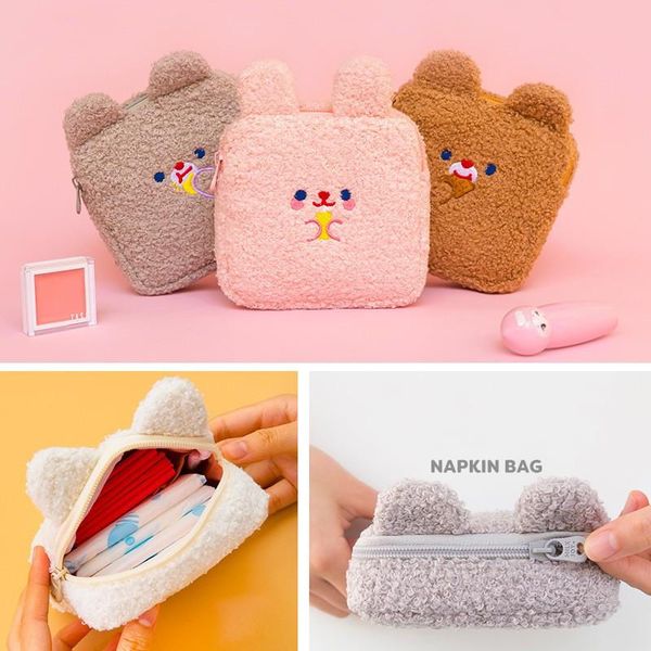 bentoy plush bobo bear sanitary pads harajuku style cartoon embroidery jewelry cosmetics coin purse storage pouch organizer cosmetic bags &
bentoy plush bobo bear sanitary pads harajuku style cartoon embroidery jewelry cosmetics coin purse storage pouch organizer cosmetic bags &