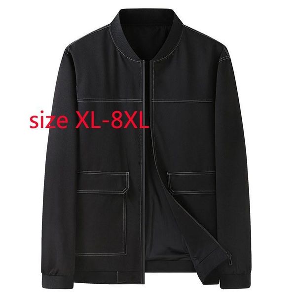 men's jackets arrival spring and autumn young men extra large fashion casual baseball collar jacket coat plus size 3xl 4xl 5xl 6xl 7xl, Black;brown
men's jackets arrival spring and autumn young men extra large fashion casual baseball collar jacket coat plus size 3xl 4xl 5xl 6xl 7xl, Black;brown