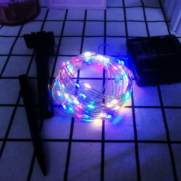 strings led outdoor solar powered string lights 10m 8 light modes waterproof copper wire for christmas garden home decoration 
strings led outdoor solar powered string lights 10m 8 light modes waterproof copper wire for christmas garden home decoration