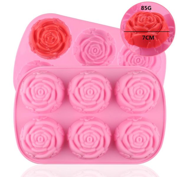 6cavty large rose flower soap mold silicone for handmade making 3d decorating mould drop glue craft tools
6cavty large rose flower soap mold silicone for handmade making 3d decorating mould drop glue craft tools