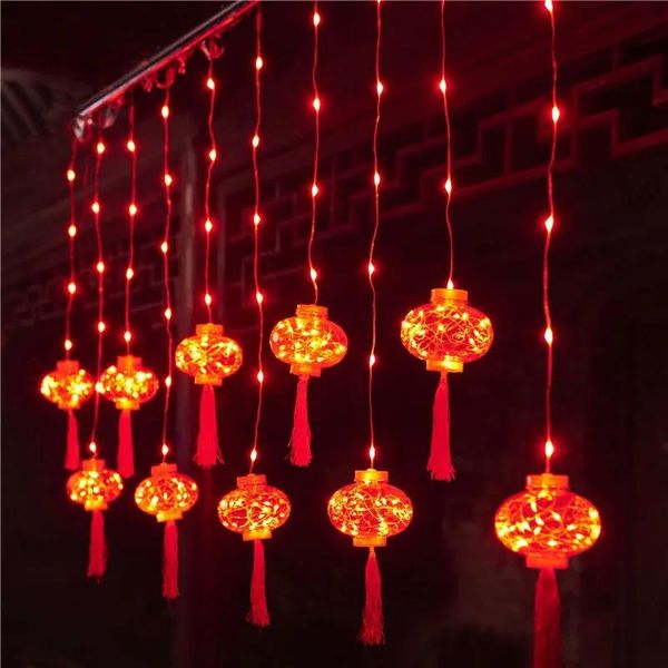 strips 3m led light decoration chinese year red lantern curtain holiday flashing string
strips 3m led light decoration chinese year red lantern curtain holiday flashing string