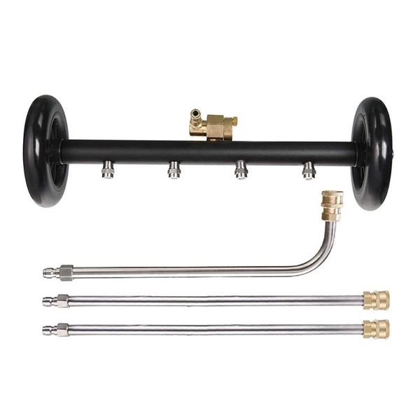 water gun & snow foam lance stainless steel pressure washer undercarriage cleaner, 16 inch power surface cleaner attachment, 1/4 quick conne
water gun & snow foam lance stainless steel pressure washer undercarriage cleaner, 16 inch power surface cleaner attachment, 1/4 quick conne