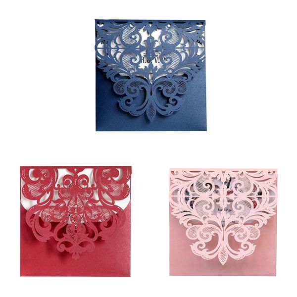 greeting cards 10 sets square paper laser cut wedding baby shower engagement invitation with envelopes custom party decoration supplies
greeting cards 10 sets square paper laser cut wedding baby shower engagement invitation with envelopes custom party decoration supplies