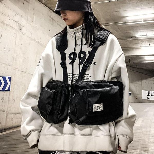 nylon chest rig bag tactical streetwear functional tooling hip hop vest bags two pockets fanny pack kanye west waist
nylon chest rig bag tactical streetwear functional tooling hip hop vest bags two pockets fanny pack kanye west waist