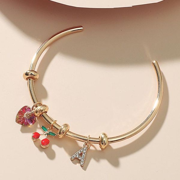 women stainless steel butterfly cherry letters charms bracelets wire cable rhinestones open adjustable jewelry charm, Golden;silver
women stainless steel butterfly cherry letters charms bracelets wire cable rhinestones open adjustable jewelry charm, Golden;silver
