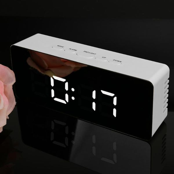 mirror led alarm clock digital voice control temperature snooze display night mode reloj despertador wall clocks
mirror led alarm clock digital voice control temperature snooze display night mode reloj despertador wall clocks