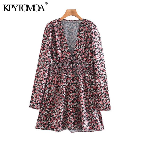 women chic fashion with elastic waist floral print mini dress vintage v neck long sleeve female dresses vestidos 210416, Black;gray
women chic fashion with elastic waist floral print mini dress vintage v neck long sleeve female dresses vestidos 210416, Black;gray