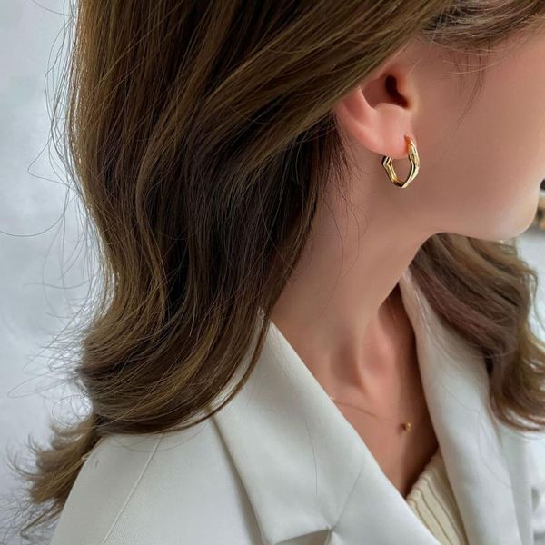 hoop & huggie lrregular retro gold earrings simple metal texture jewelry, Golden;silver
hoop & huggie lrregular retro gold earrings simple metal texture jewelry, Golden;silver