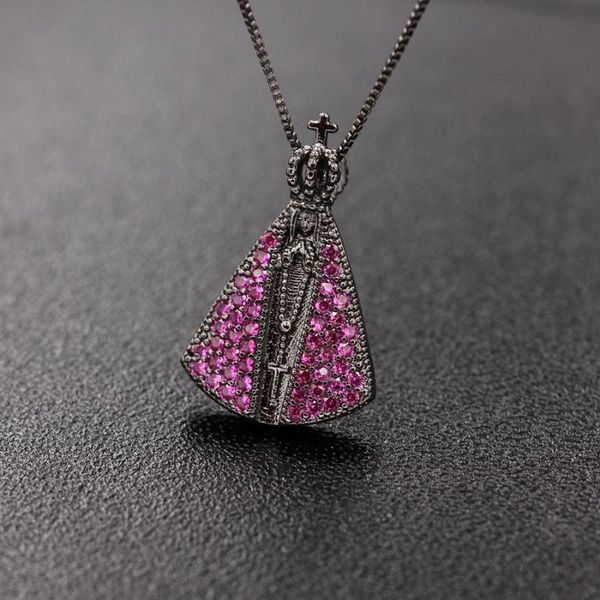 chains two color copper multicolor cubic zirconia cross pendant necklaces women's fashion jewelry nossa senhora cz colar feminina gifts, Silver
chains two color copper multicolor cubic zirconia cross pendant necklaces women's fashion jewelry nossa senhora cz colar feminina gifts, Silver