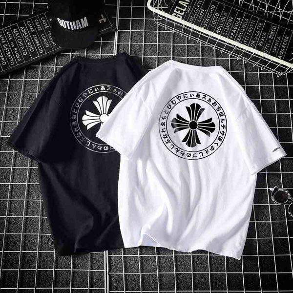 65% off outlet online store summer 2021 new men's casual trend hoodless loose short sleeve t-shirt round neck, White;black
65% off outlet online store summer 2021 new men's casual trend hoodless loose short sleeve t-shirt round neck, White;black