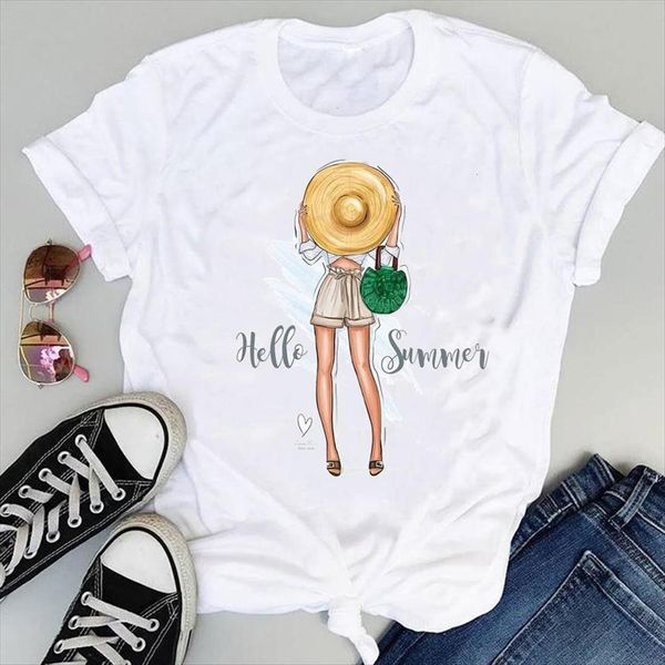 beach printing holiday 90s womens t shirt cartoon short sleeve graphic summer fashion print female clothes tees, White
beach printing holiday 90s womens t shirt cartoon short sleeve graphic summer fashion print female clothes tees, White