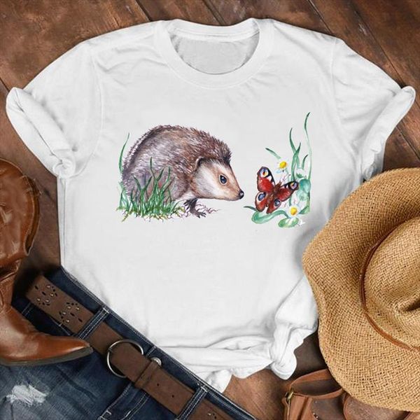 animal watercolor camisas mujer womens butterfly cartoon clothes tee female print t graphic, White
animal watercolor camisas mujer womens butterfly cartoon clothes tee female print t graphic, White