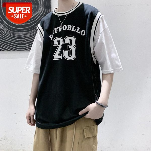 summer hong kong wind fake two sports blue jerseys male no. 23 couple cec short-sleeved t-shirt students #zq2m, White;black
summer hong kong wind fake two sports blue jerseys male no. 23 couple cec short-sleeved t-shirt students #zq2m, White;black