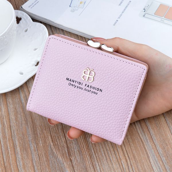 new women's short mini wallet student fashion simple lychee pattern soft leather zero wallet, Red;black
new women's short mini wallet student fashion simple lychee pattern soft leather zero wallet, Red;black