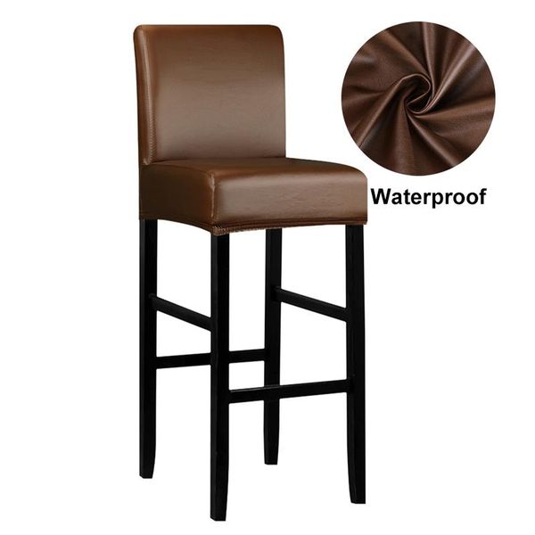 1/2/4/6 solid color waterproof pu leather fabric short back chair cover seat slipcover home el banquet bar covers
1/2/4/6 solid color waterproof pu leather fabric short back chair cover seat slipcover home el banquet bar covers