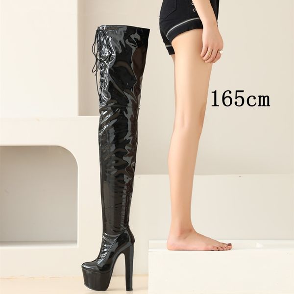 fashion over the knee women high heels platform thigh long boots lace-up black red fetish boots dance ladies shoes large size 46 210428
fashion over the knee women high heels platform thigh long boots lace-up black red fetish boots dance ladies shoes large size 46 210428