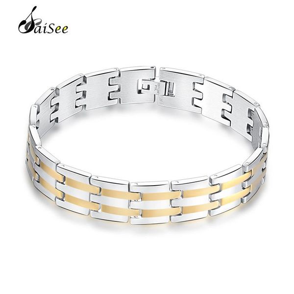 link, chain saisee 3 styles 316l stainless steel bracelet mens jewelry gold and silver wristband link bracelets bangles for men gift, Black
link, chain saisee 3 styles 316l stainless steel bracelet mens jewelry gold and silver wristband link bracelets bangles for men gift, Black