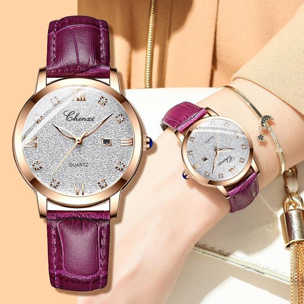 wristwatches ins starry sky ladies watch rose gold calendar dress for women genuine leather luxury brand casual clock, Slivery;brown
wristwatches ins starry sky ladies watch rose gold calendar dress for women genuine leather luxury brand casual clock, Slivery;brown