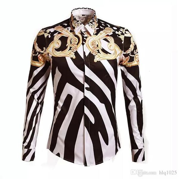 men's casual shirts fashion designer men zebra print luxury slim fit stylish dress long-sleeved mens cotton nfup, White;black
men's casual shirts fashion designer men zebra print luxury slim fit stylish dress long-sleeved mens cotton nfup, White;black